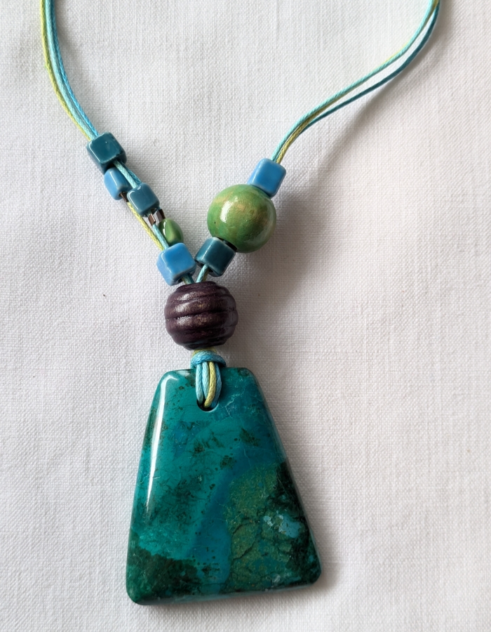 Chrysocolle "géométrique"