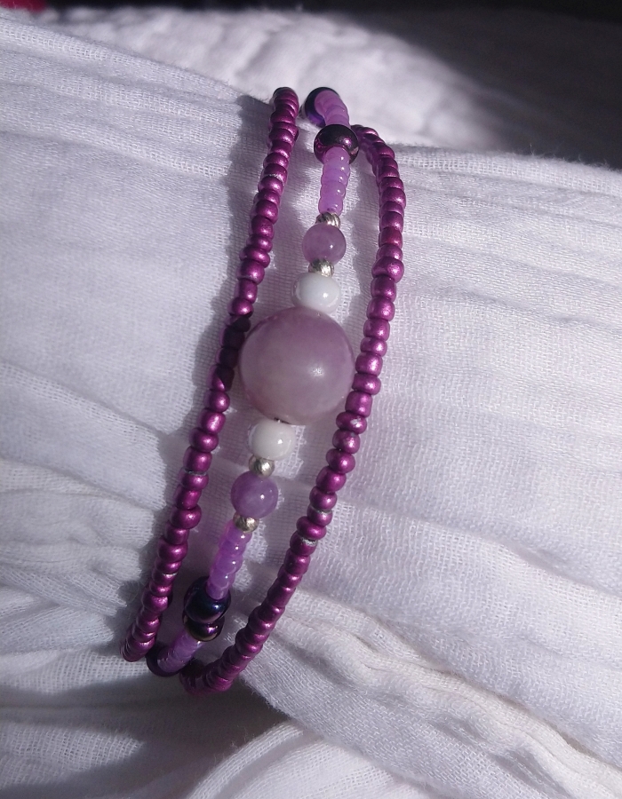 Lepidolite rose