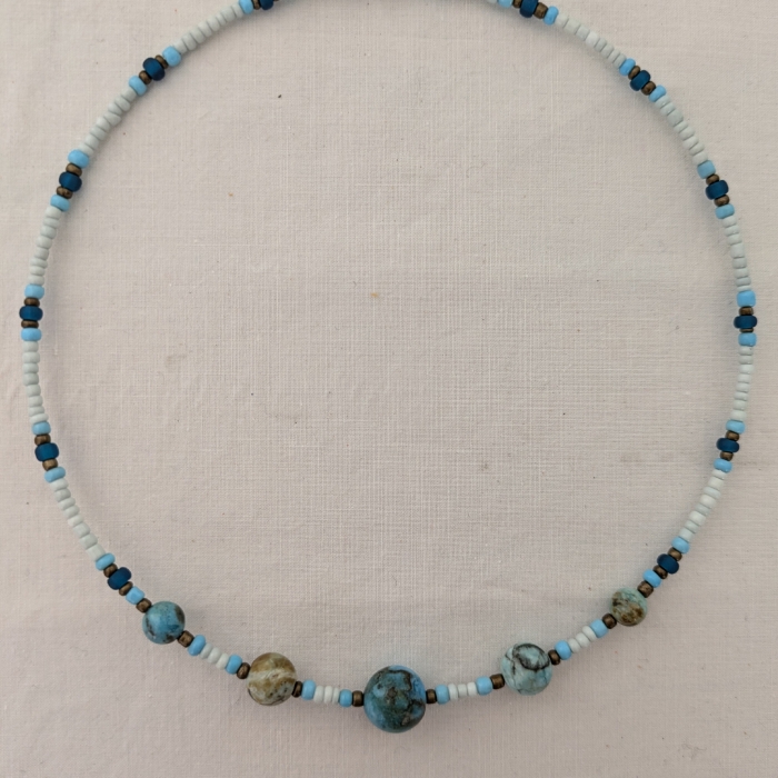 Opale bleue des andes.